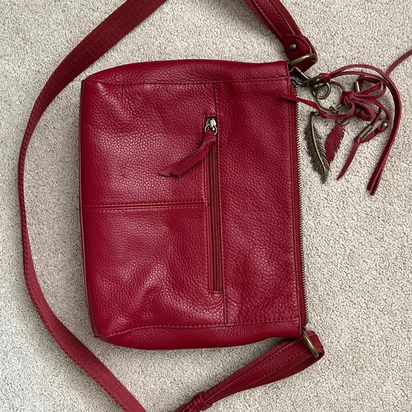 The Sak red leather bag - Picture 2 of 7